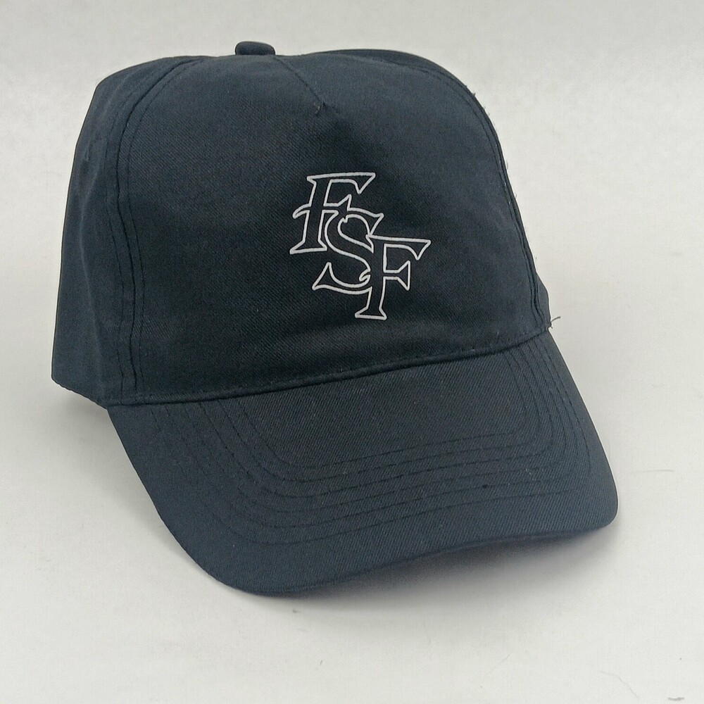 Hitwear Unisex Black FSF Boot Barn Adjustable Strap Hat - One Size - Polyester